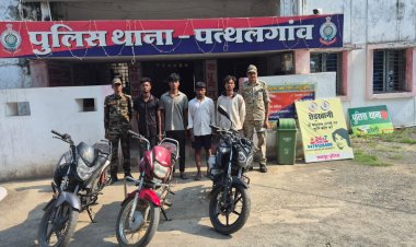 मोटर सायकल चोरी के मामले में जशपुर पुलिस का 48 घंटों में खुलासा