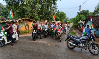 शान से लहराया तिरंगा, हर्षोल्लास से निकली तिरंगा यात्रा, बड़ी संख्या में जनप्रतिनिधि हुए शामिल