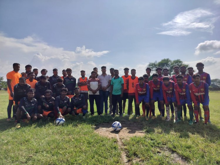 तमता में तीन दिवसीय फुटबॉल टूर्नामेंट का शुभारंभ किया गया