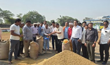 छत्तीसगढ़ में धान खरीदी प्रारंभ, हाइटेक तरीके से हो रही मॉनिटरिंग