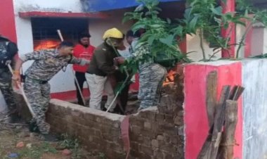 कांकेर में शीतला मंदिर में आगजनी, दो परिवार लौटे अपने मूल धर्म में