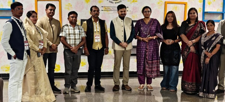 IIM रायपुर में जशपुर जिपं अध्यक्ष सालिक साय का सम्मान, जशपुर विकास मॉडल बना राष्ट्रीय चर्चा का केंद्र