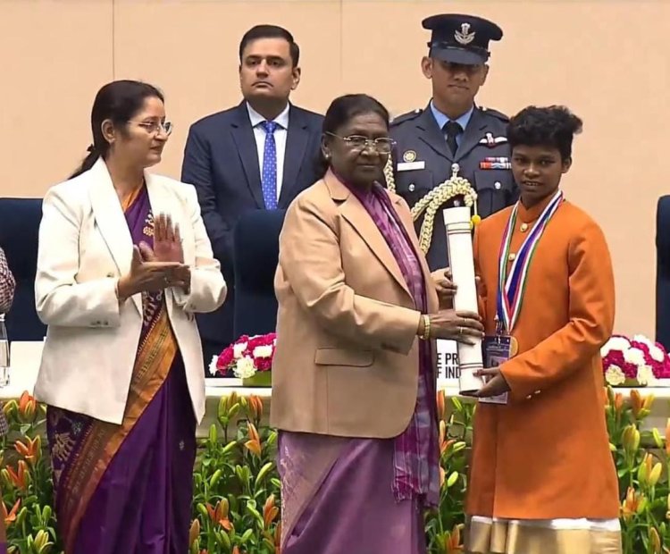 कोण्डागांव की योगिता मंडावी को मिला प्रधानमंत्री राष्ट्रीय बाल पुरस्कार