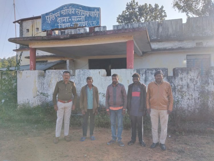 ऑपरेशन शंखनाद , गोवंश मानस के साथ तीन आरोपी पकड़े भेजा जेल