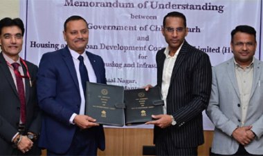 आवास और बुनियादी ढांचा विकास के लिए एम.ओ.यू. पर हस्ताक्षर