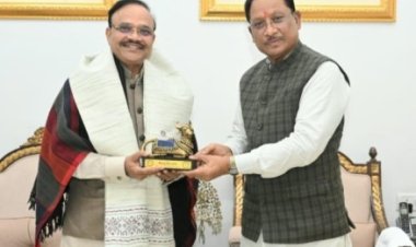 छत्तीसगढ़ प्रवास पर आए भारत स्काउट एवं गाइड्स के राष्ट्रीय अध्यक्ष डॉ. अनिल जैन, सीएम साय से की सौजन्य मुलाकात