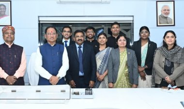 CM साय से भारतीय वन सेवा 2024 बैच के प्रशिक्षु अधिकारियों ने की मुलाकात