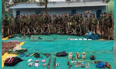 बोटेटोंग के जंगल-पहाड़ी इलाकों में छिपाए गए नक्सलियों के हथियार डंप बरामद