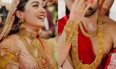 Rashmika Mandanna ने शादी में पहना करोड़ों का सोना, दुल्हन लुक की कीमत जान रह जाएंगे हैरान