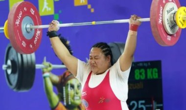 रायपुर में मिजोरम की बेटी का कमाल: वेटलिफ्टिंग में जीता गोल्ड, जानें किसने मारी बाजी