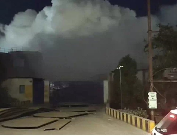 भिलाई के हथखोज इंडस्ट्रियल एरिया में मंगलवार की शाम बड़ा हादसा टल गया