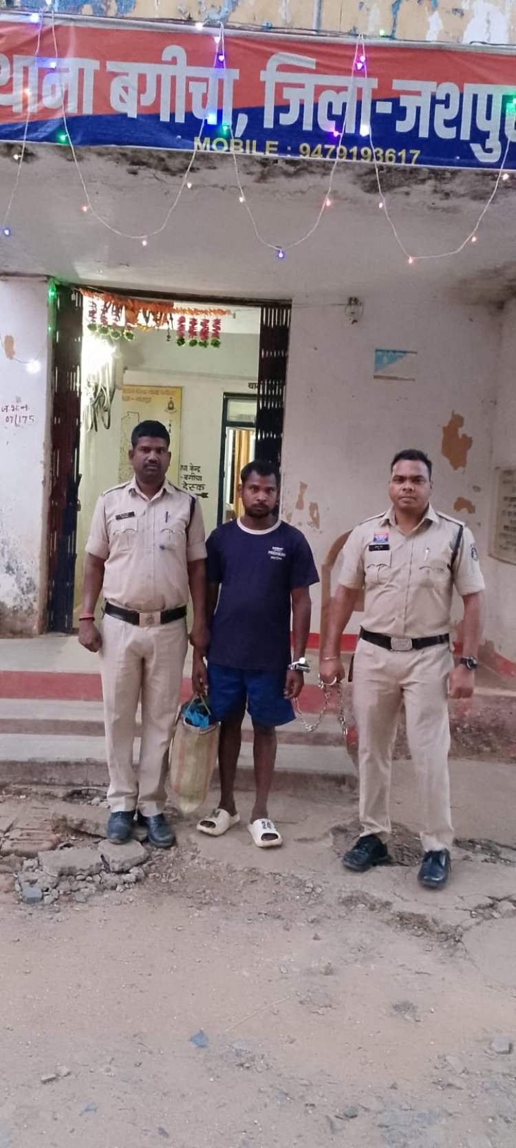 जादू टोना के शक में बुजुर्ग महिला की लकड़ी के डंडे से मारकर की हत्या, आरोपी गिरफ्तार भेजा जेल