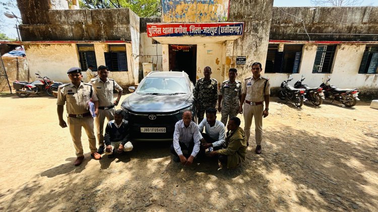 नेटवर्क कंपनी में रुपए लगाने पर दुगना करने का दिया लालच, बगीचा व सन्ना क्षेत्र के कई ग्रामीणों आए झांसे में, पुलिस ने छः आरोपी ठगों को किया गिरफ्तार