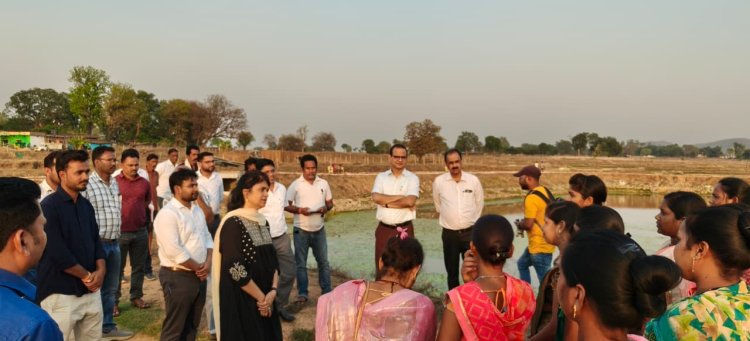 प्रमुख सचिव ने किया पंचायत विभाग के कार्यों का निरीक्षण 