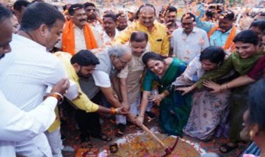 विकास को मिली तेज रफ्तार: सांसद बृजमोहन अग्रवाल ने 419 लाख से अधिक के कार्यों का भूमिपूजन एवं लोकार्पण