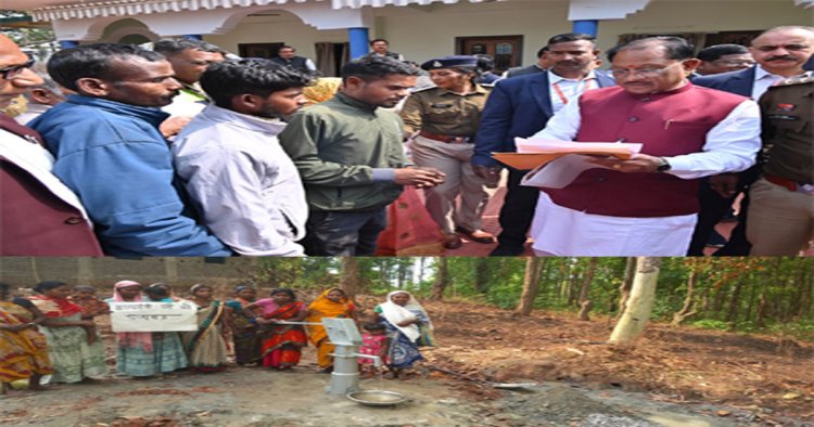 भीषण गर्मी में राहत: सुखबासुपारा में नलकूप खनन से दूर हुई पेयजल समस्या, ग्रामीणों ने मुख्यमंत्री का जताया आभार