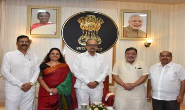 राज्यपाल डेका से क्षेत्र के जनप्रतिनिधियों ने की भेंट