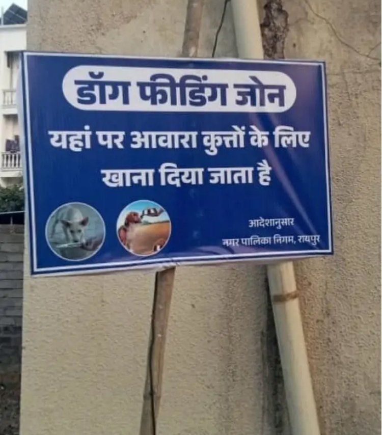 स्ट्रीट डॉग के लिये निगम ने चिन्हांकित किये फीडिंग जोन