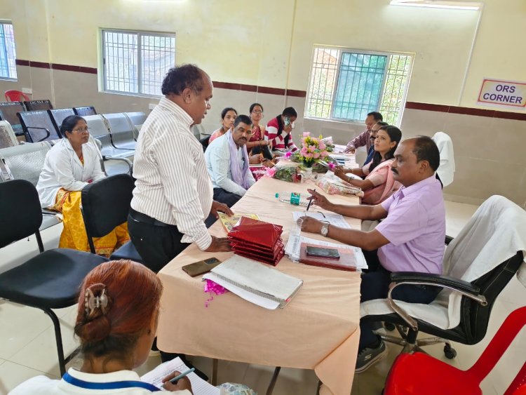 सामुदायिक स्वास्थ्य केन्द्र पत्थलगांव में स्वच्छता एवं स्वास्थ्य समिति की बैठक संपन्न