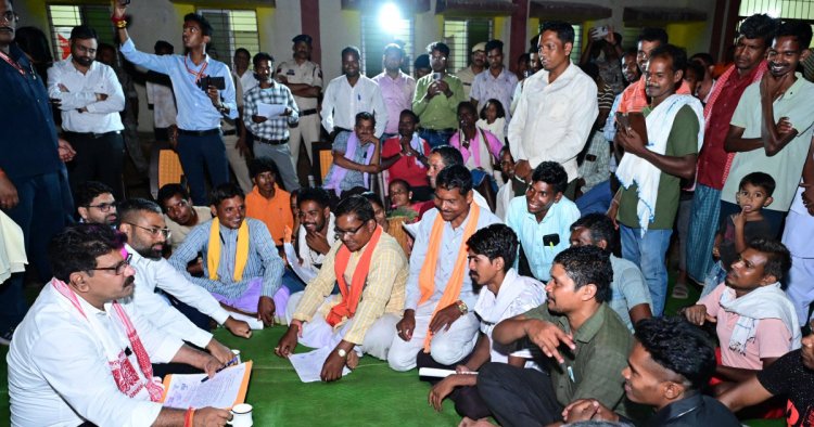 किसकोड़ो, जहां कभी लगती थी नक्सलियों की चौपाल, वहीं उप मुख्यमंत्री शर्मा ने लगाई जनचौपाल