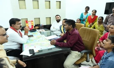 भाजपा सहयोग केंद्र के जनदर्शन में उपमुख्यमंत्री विजय शर्मा ने सुनीं आमजन की समस्याएं, प्राप्त आवेदनों के त्वरित निराकरण के दिए निर्देश