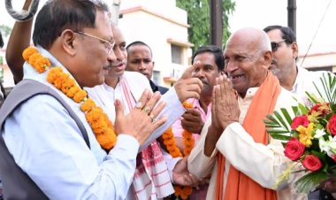 CM साय ने सोठी के भारतीय कुष्ठ निवारक संघ आश्रम का किया निरीक्षण