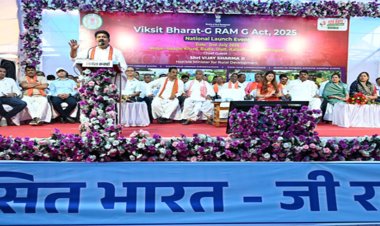 कबीरधाम के गंडईखुर्द से वीबी-जी राम जी योजना का हुआ राज्य स्तरीय शुभारंभ