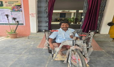 24 घंटे में मिली ट्राइसाइकिल, मुख्यमंत्री विष्णुदेव साय की संवेदनशील पहल से दिव्यांग गणेश राम यादव के जीवन को मिली नई रफ्तार….