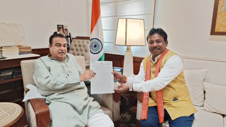 बस्तर में सड़क विकास को मिलेगी नई गति : सांसद महेश कश्यप ने केंद्रीय मंत्री नितिन गडकरी से की मुलाकात