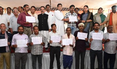राज्य सरकार द्वारा स्वामित्व योजना 10 लाख के कार्ड वितरण का लक्ष्य
