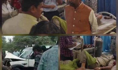 मंत्री केदार कश्यप का काफिला हुआ दुर्घटनाग्रस्त, मंत्री के पीए व चालक सहित छह घायल