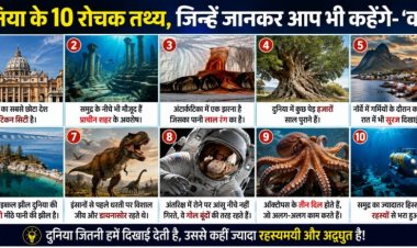 Amazing Facts: दुनिया के 10 ऐसे रोचक तथ्य, जिन्हें जानकर आप भी कहेंगे- ‘ये सच में होता है?’