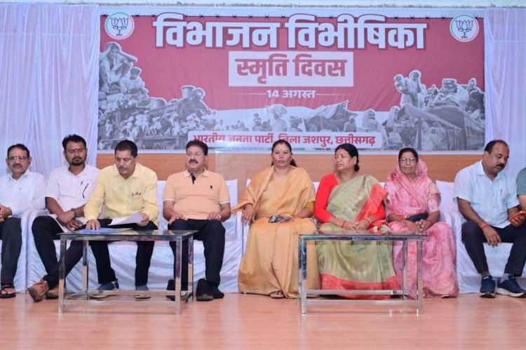 विभाजन विभीषिका स्मृति दिवस में शामिल हुईं विधायक गोमती साय