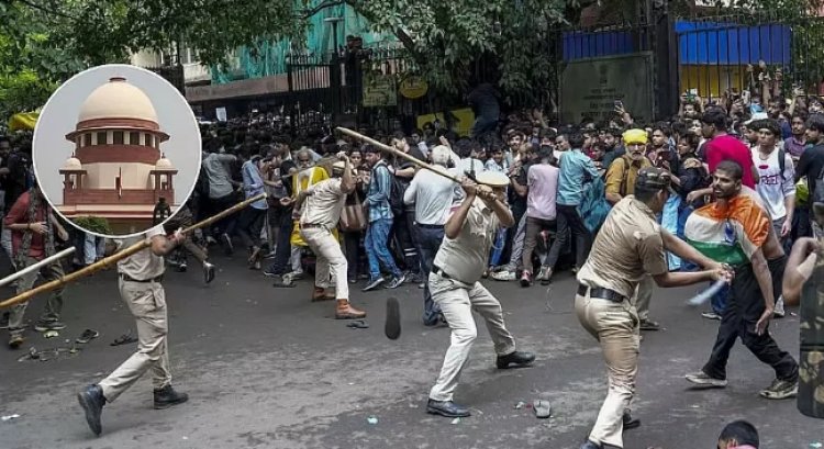 दिल्ली छात्र प्रदर्शन मामले में सुप्रीम कोर्ट की समिति के पुनर्गठन की मांग....
